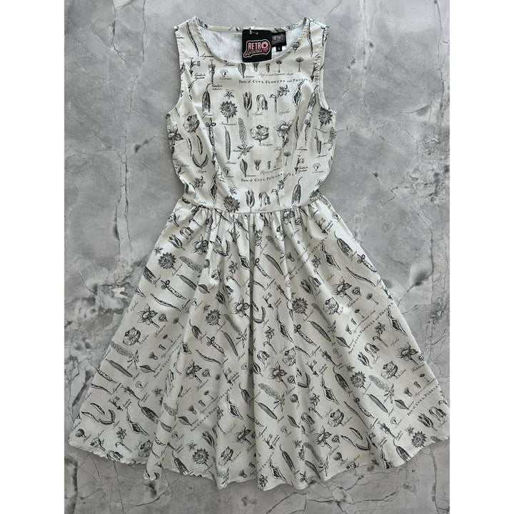 Flower Parts Vintage Dress