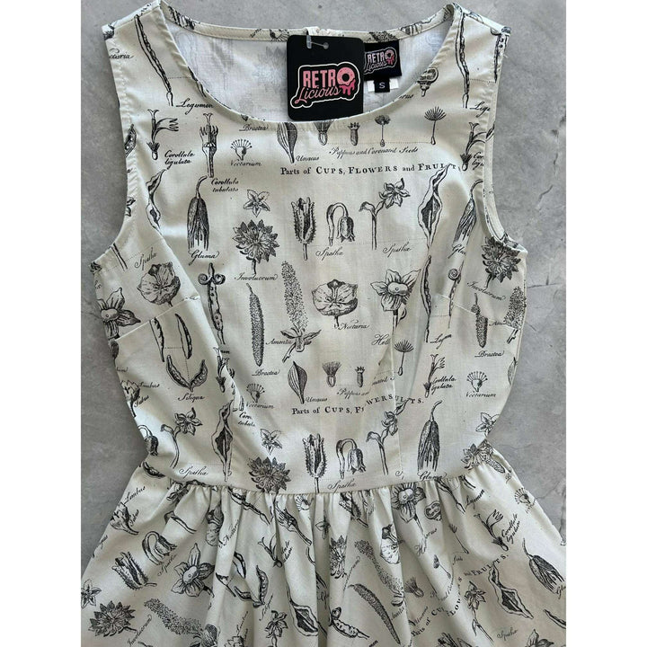 Flower Parts Vintage Dress