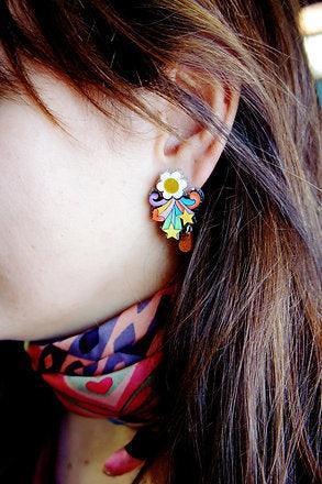 Flower Power Earrings by Laliblue - Quirks!