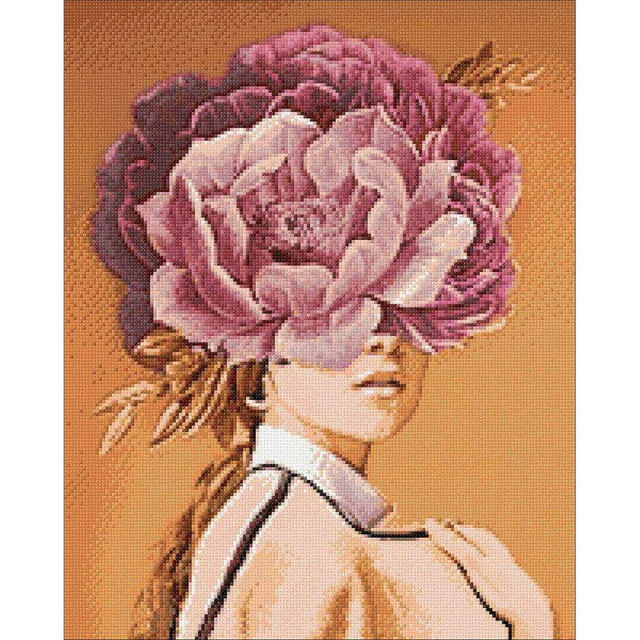 Flower Symphony CS2526 15.8 x 19.7 inches Crafting Spark Diamond Painting Kit