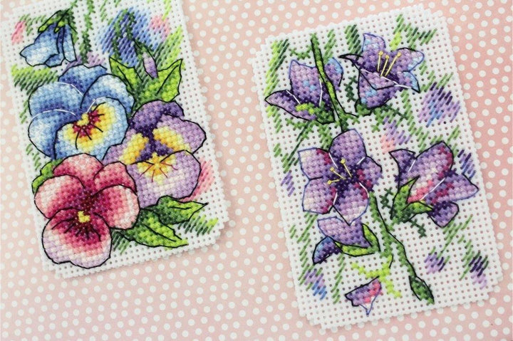 Flower Symphony P-491 / SR-491 Plastic Canvas Counted Cross Stitch Kit