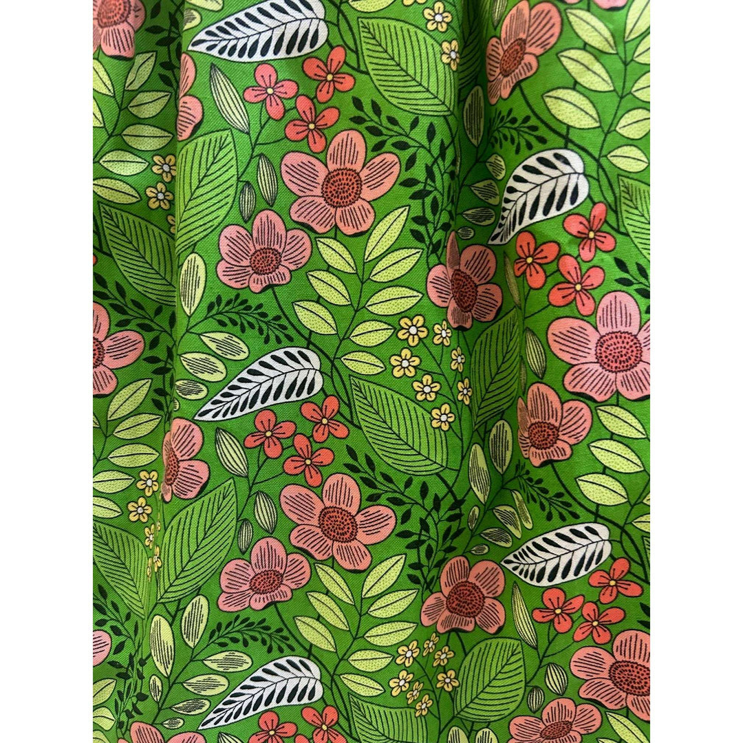 Flowers Collared Dress