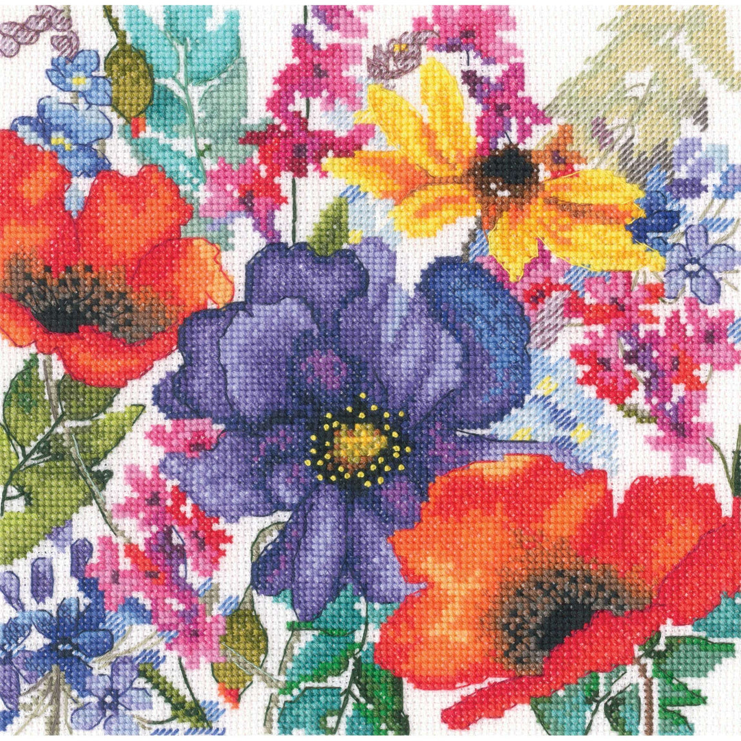 Flowers of happiness M1041 Counted Cross Stitch Kit