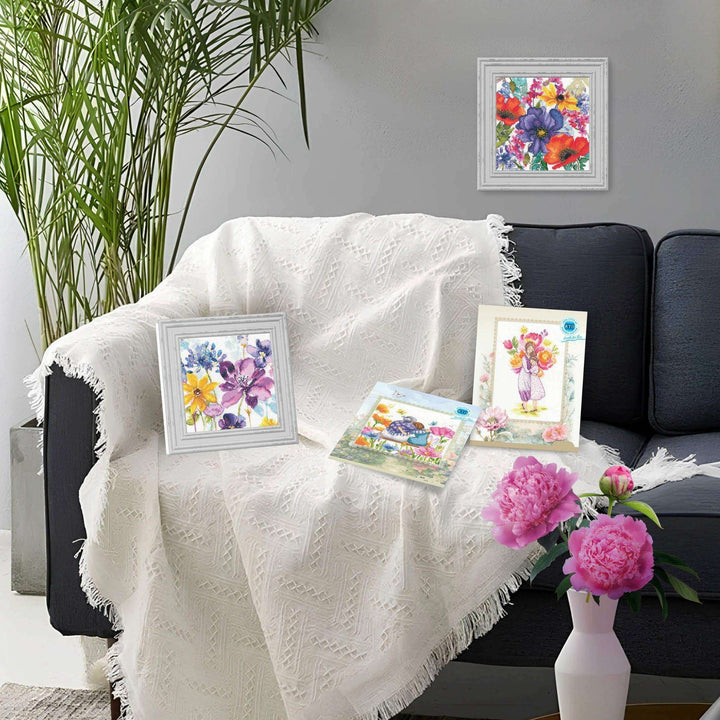 Flowers of happiness M1041 Counted Cross Stitch Kit