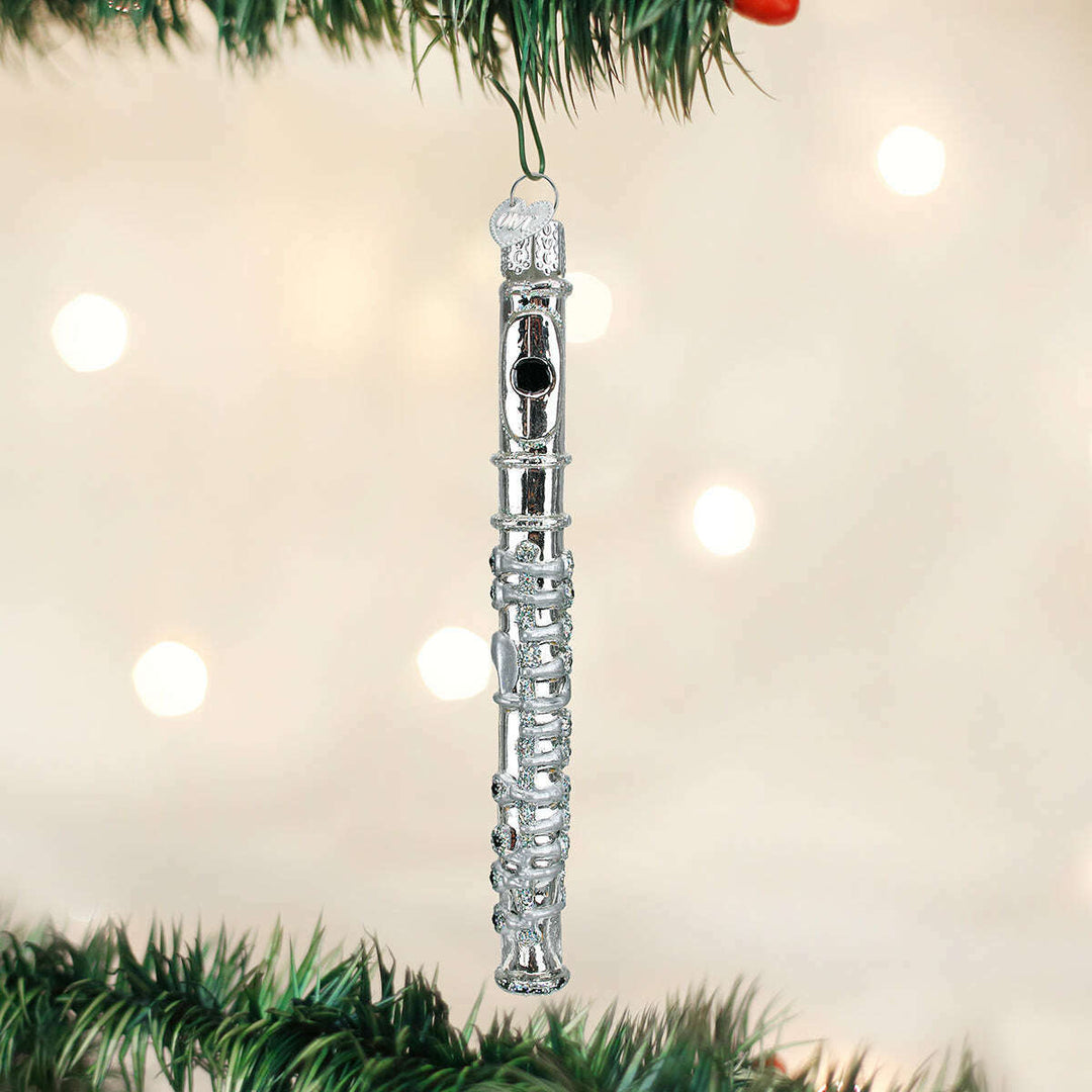 Old World Christmas Flute Blown Glass Ornament