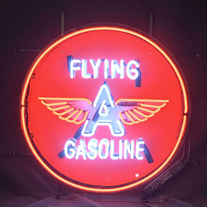 Flying Gasoline Wings Neon Sign Light