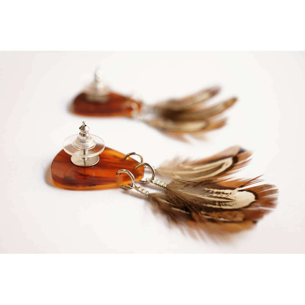 Folk Guitar Pick Earrings by Laliblue 2
