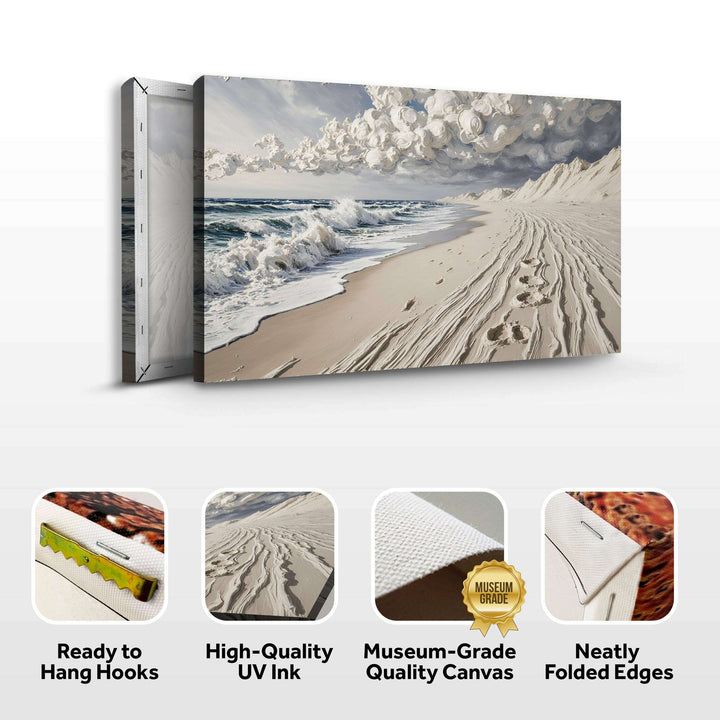Footprints in the Sand Wall Art