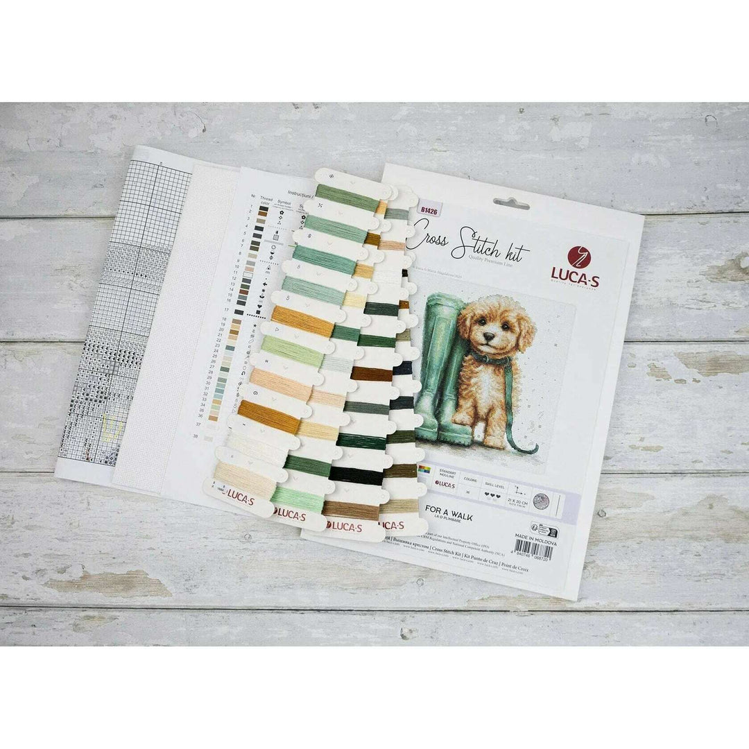 For a Walk B1426L Counted Cross-Stitch Kit
