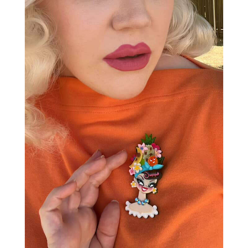 Forbidden Fruits Brooch by Miss Fluff x Lipstick & Chrome – view 3