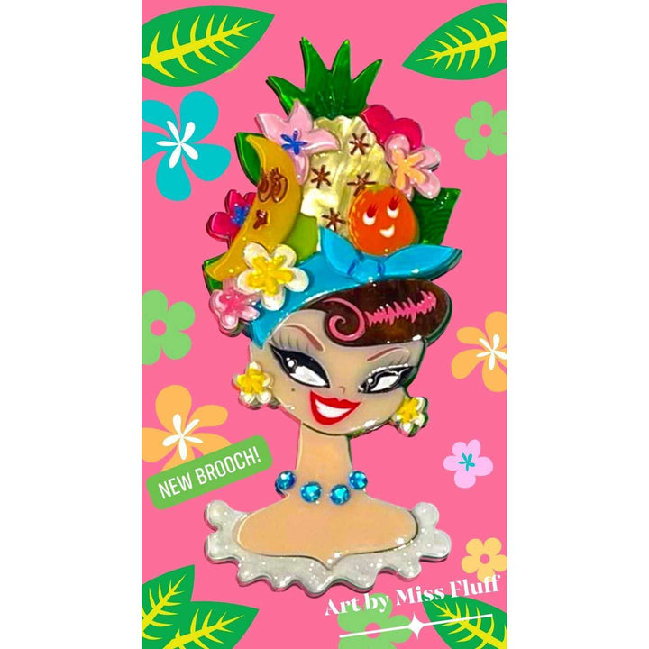 Forbidden Fruits Brooch by Miss Fluff x Lipstick & Chrome – view 5