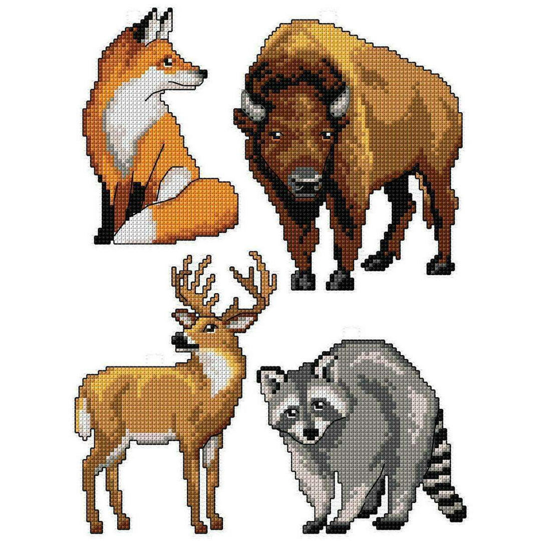 "Forest Animals" 125CS Counted Cross-Stitch Kit
