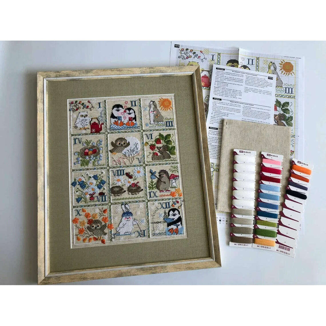 Forest Calendar R1979 Counted Cross Stitch Kit