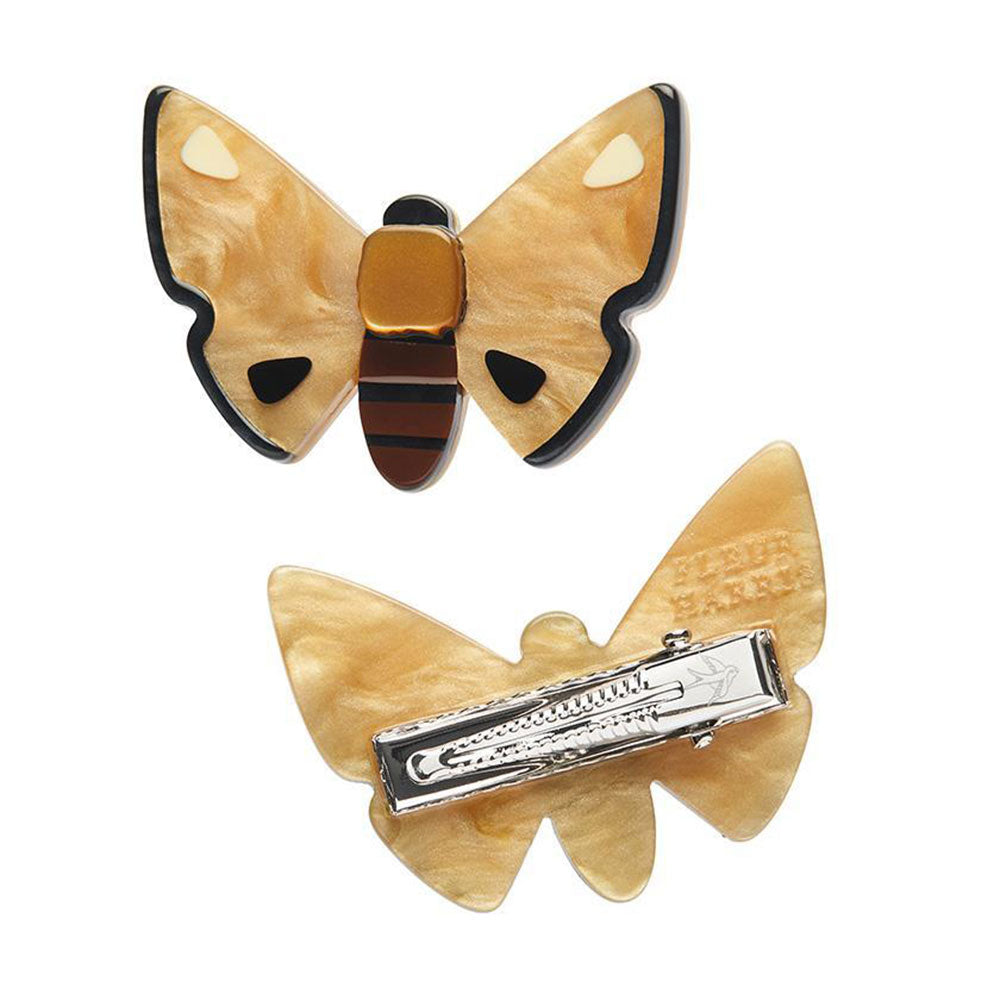 Forest Moth Hair Clips Set - 2 Pieces by Erstwilder image 1