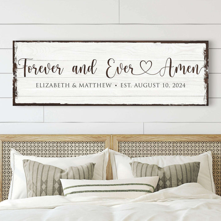Forever And Ever Amen Faith Sign II