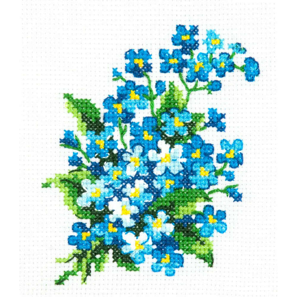 Forget-me-Nots 28-06 Counted Cross-Stitch Kit