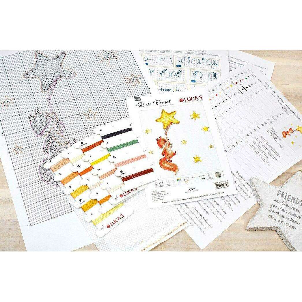 Fox 2 B1188L Counted Cross-Stitch Kit