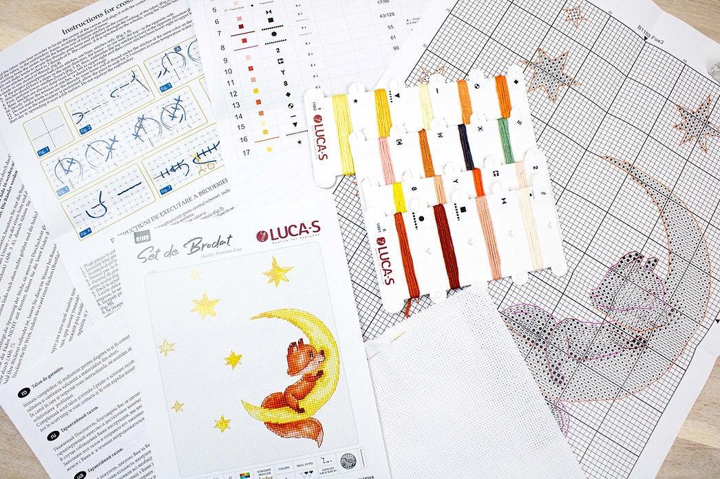 Fox 3 B1189L Counted Cross-Stitch Kit