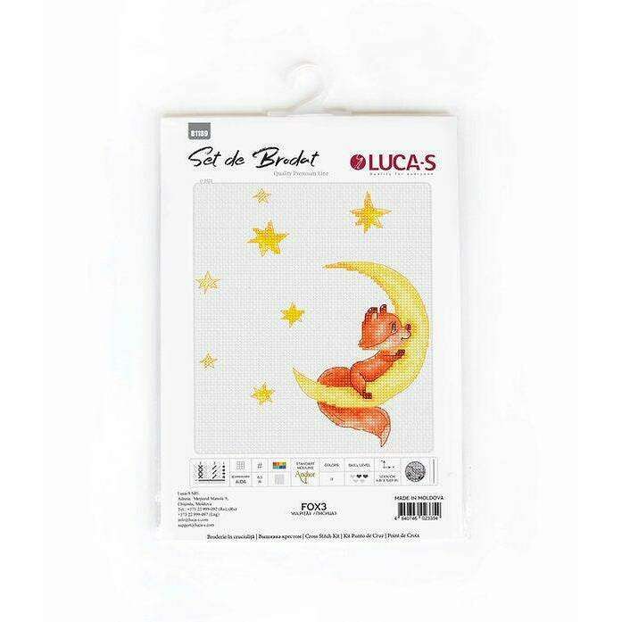 Fox 3 B1189L Counted Cross-Stitch Kit