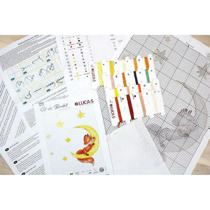Fox 3 B1189L Counted Cross-Stitch Kit