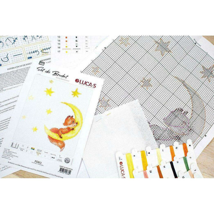 Fox 3 B1189L Counted Cross-Stitch Kit