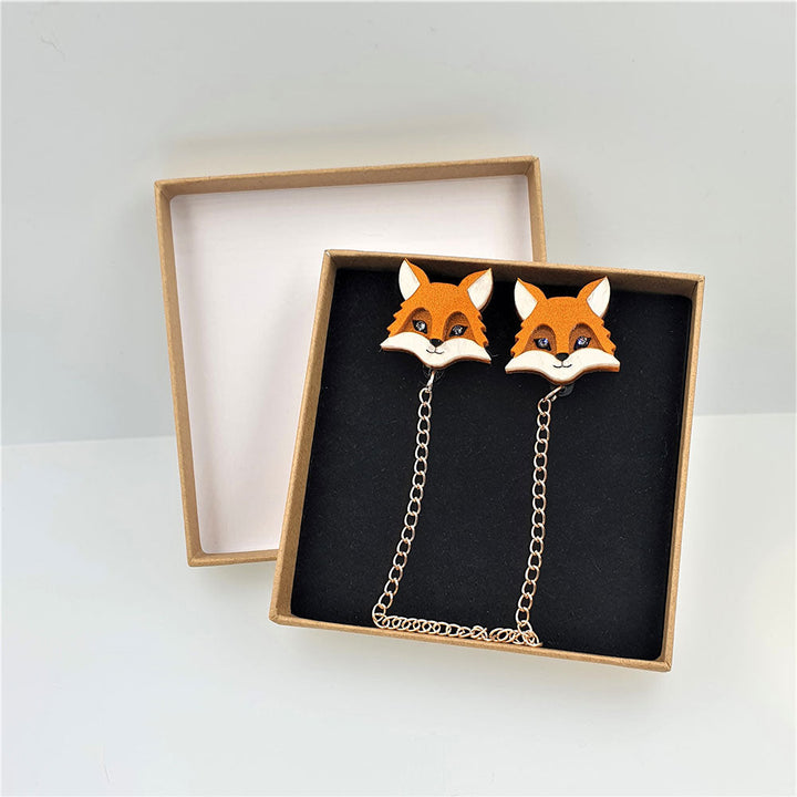 Fox Collar Clips by Cherryloco Jewellery 3
