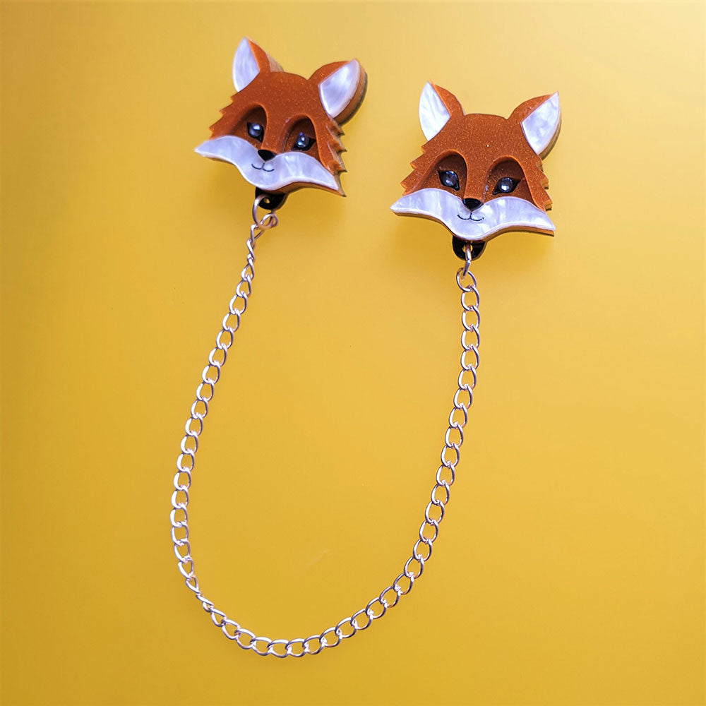Fox Collar Clips by Cherryloco Jewellery 4