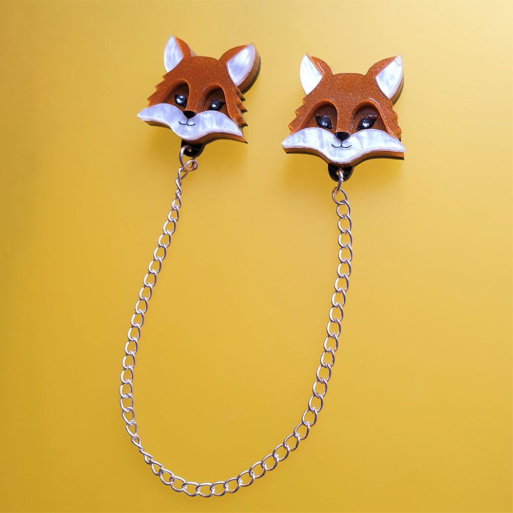 Fox Collar Clips by Cherryloco Jewellery 5