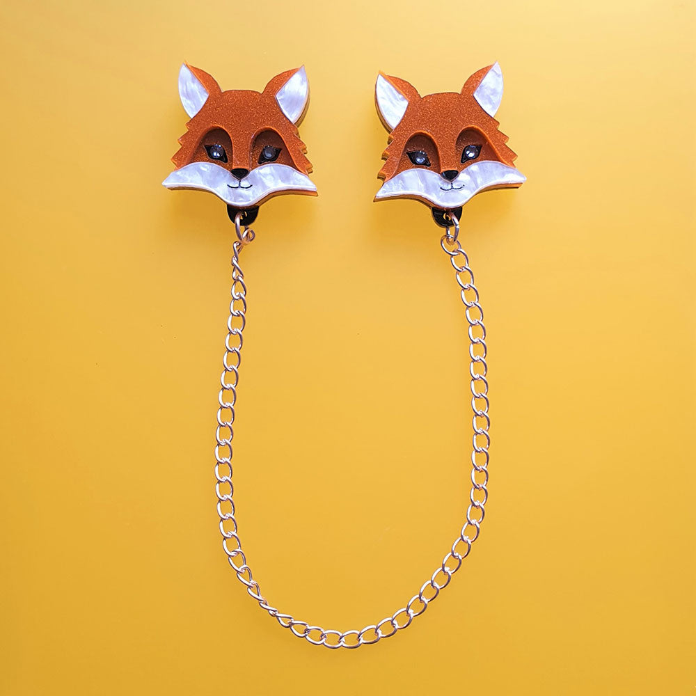 Fox Collar Clips by Cherryloco Jewellery 2