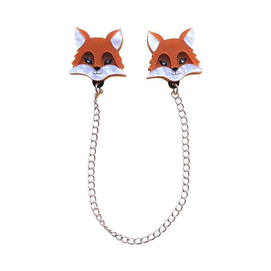 Fox Collar Clips by Cherryloco Jewellery 1