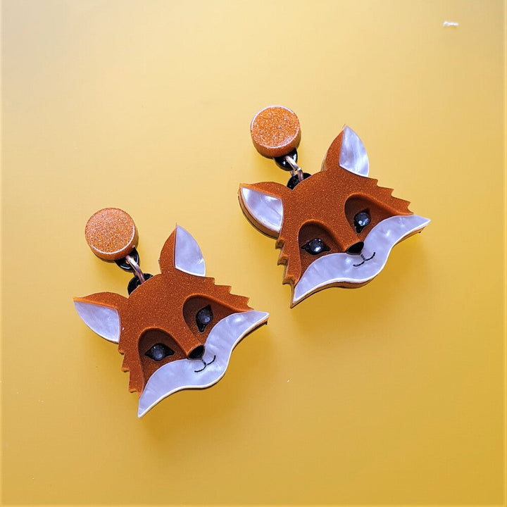 Fox Earrings by Cherryloco Jewellery 5