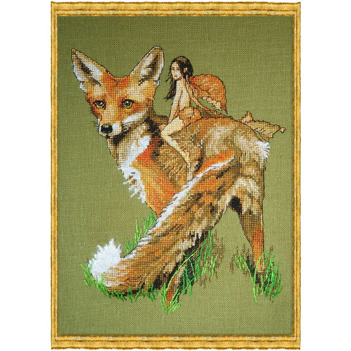 Fox, the Red 108-A049 K Counted Cross Stitch Kit
