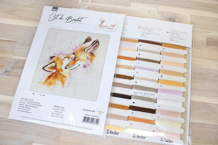 Foxes B2312L Counted Cross-Stitch Kit