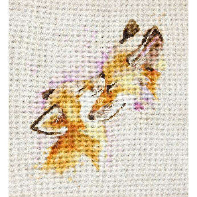 Foxes B2312L Counted Cross-Stitch Kit