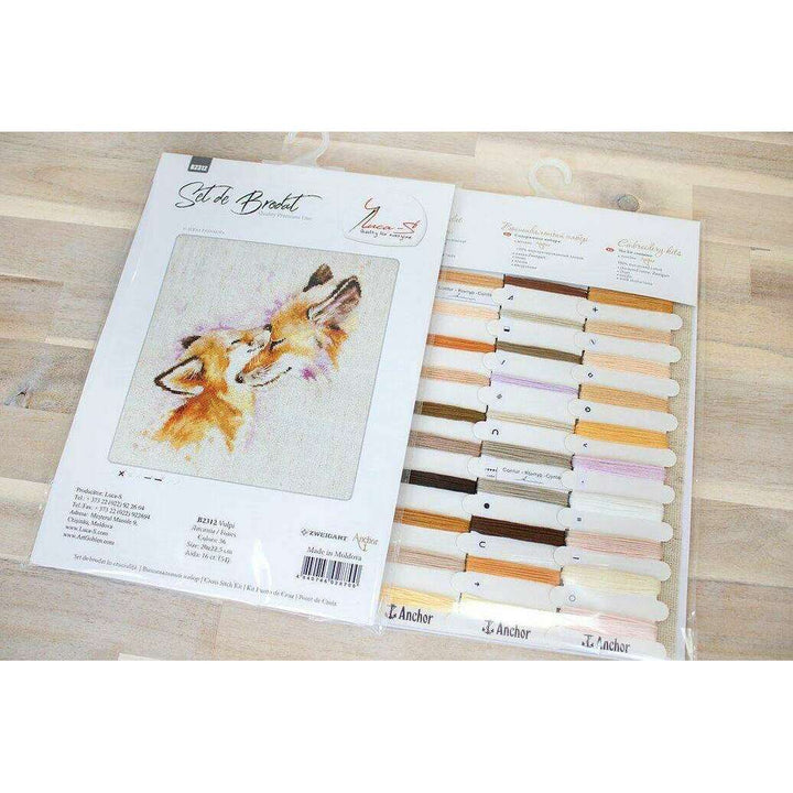 Foxes B2312L Counted Cross-Stitch Kit