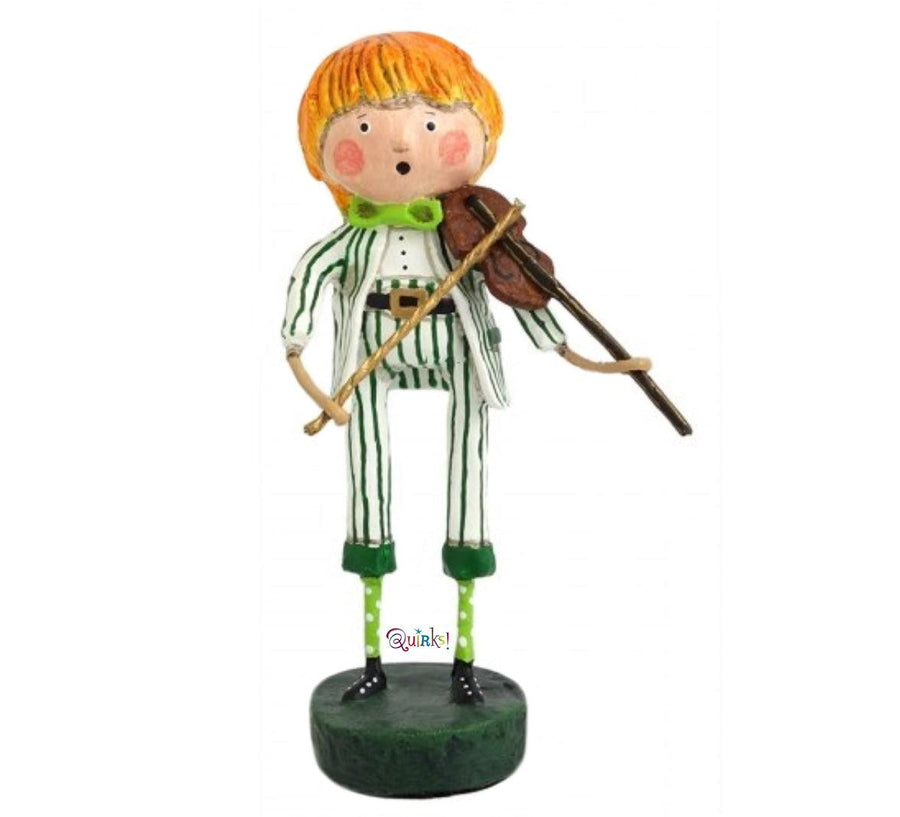 Frances the Fiddler St. Patrick's Lori Mitchell Figurine - Quirks!