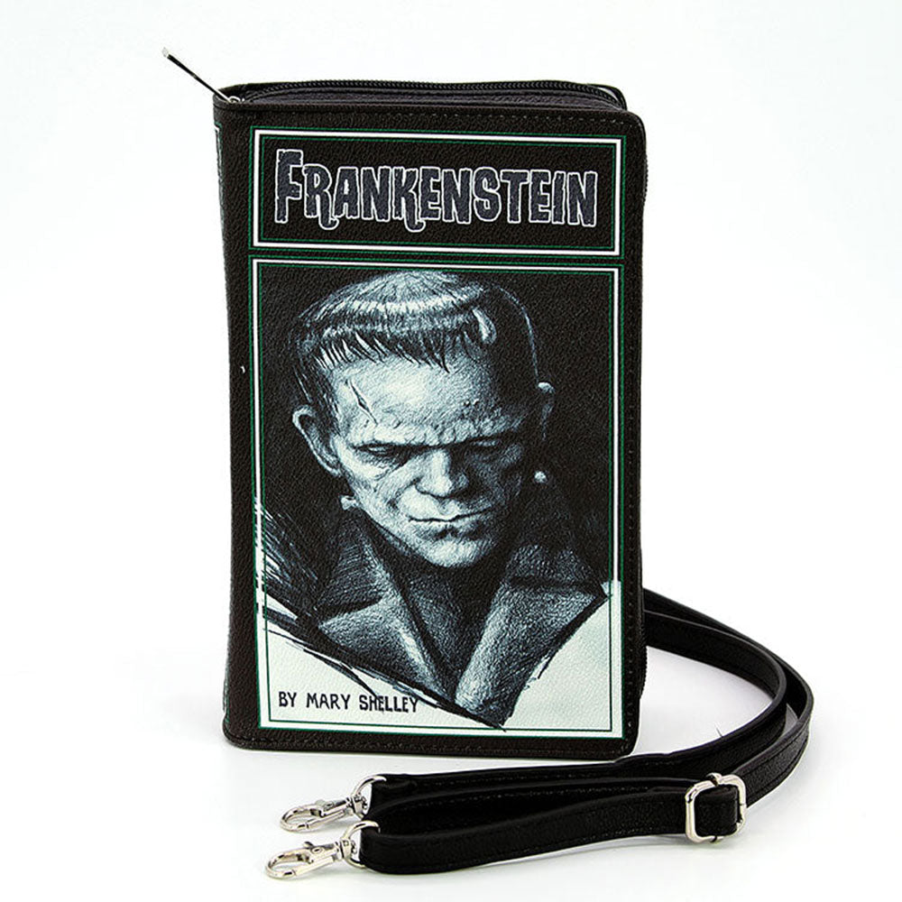 Frankenstein Book Clutch Bag In Vinyl by Book Bags