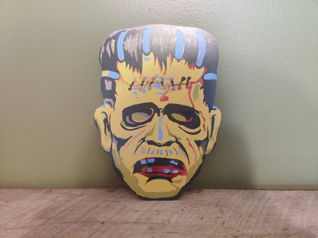 Frankenstein Halloween Wood Cutout -10" - Quirks!