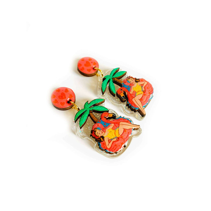 Frankie Tropicana Earrings by Rosie Rose Parker