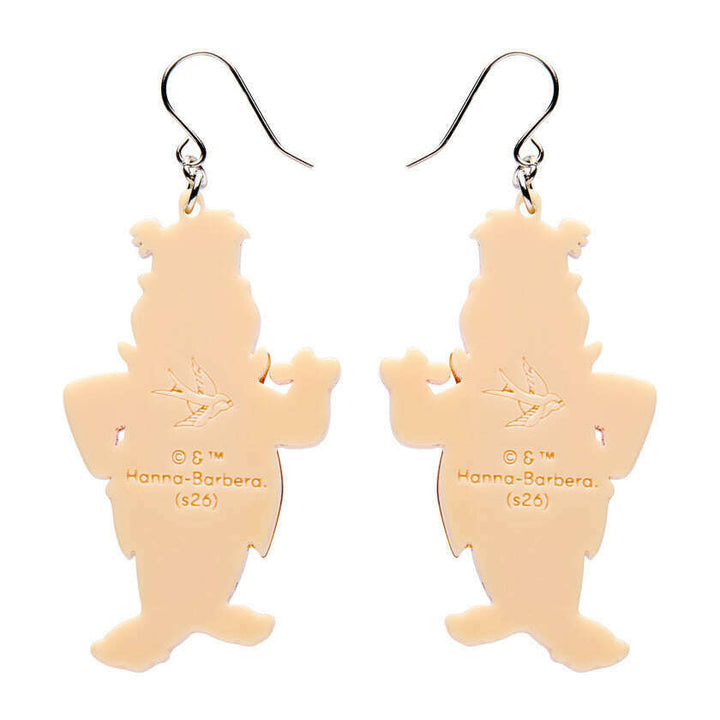Fred Flintstone Drop Earrings by Erstwilder