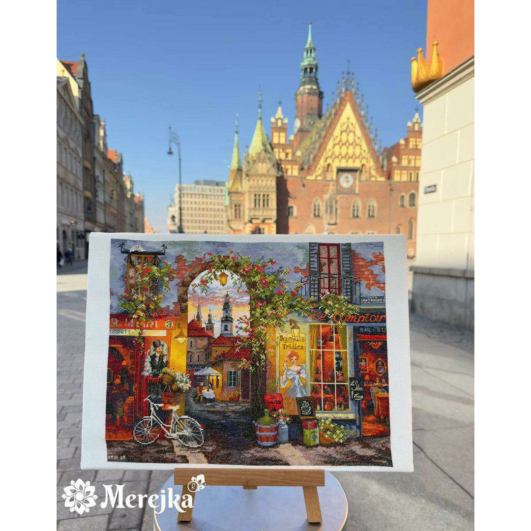 French Cafe K-227 Counted Cross-Stitch Kit