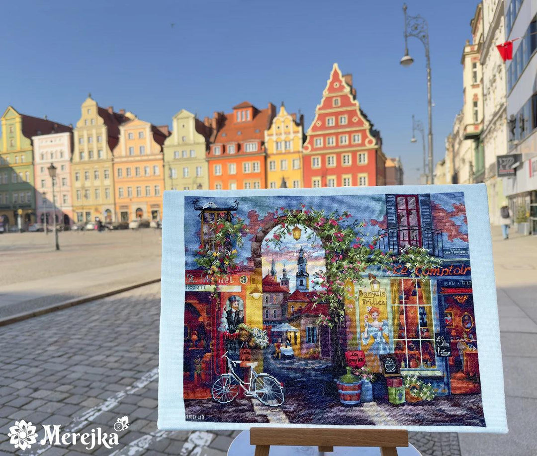 French Cafe K-227 Counted Cross-Stitch Kit