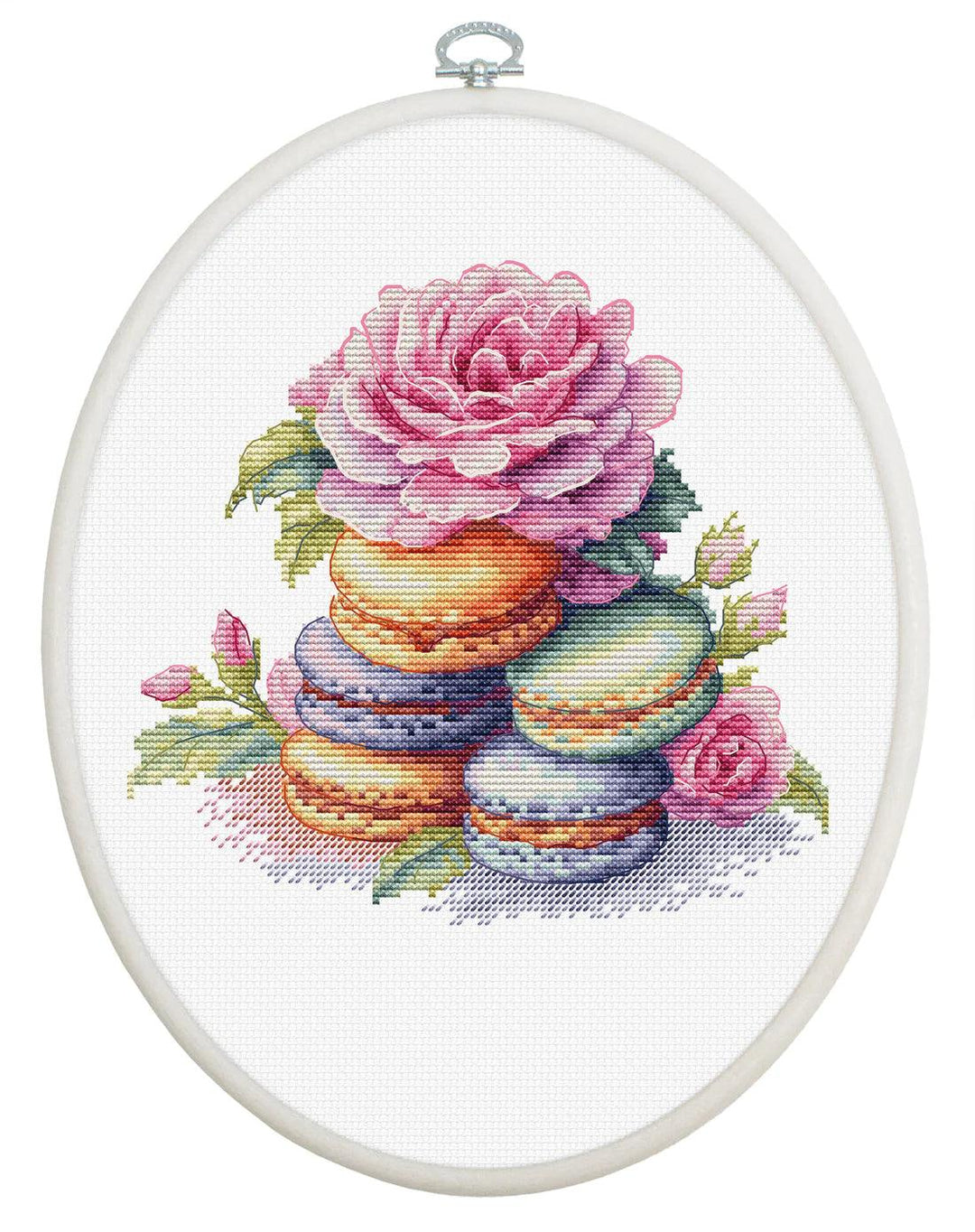 French Macarons BC226L Counted Cross-Stitch Kit
