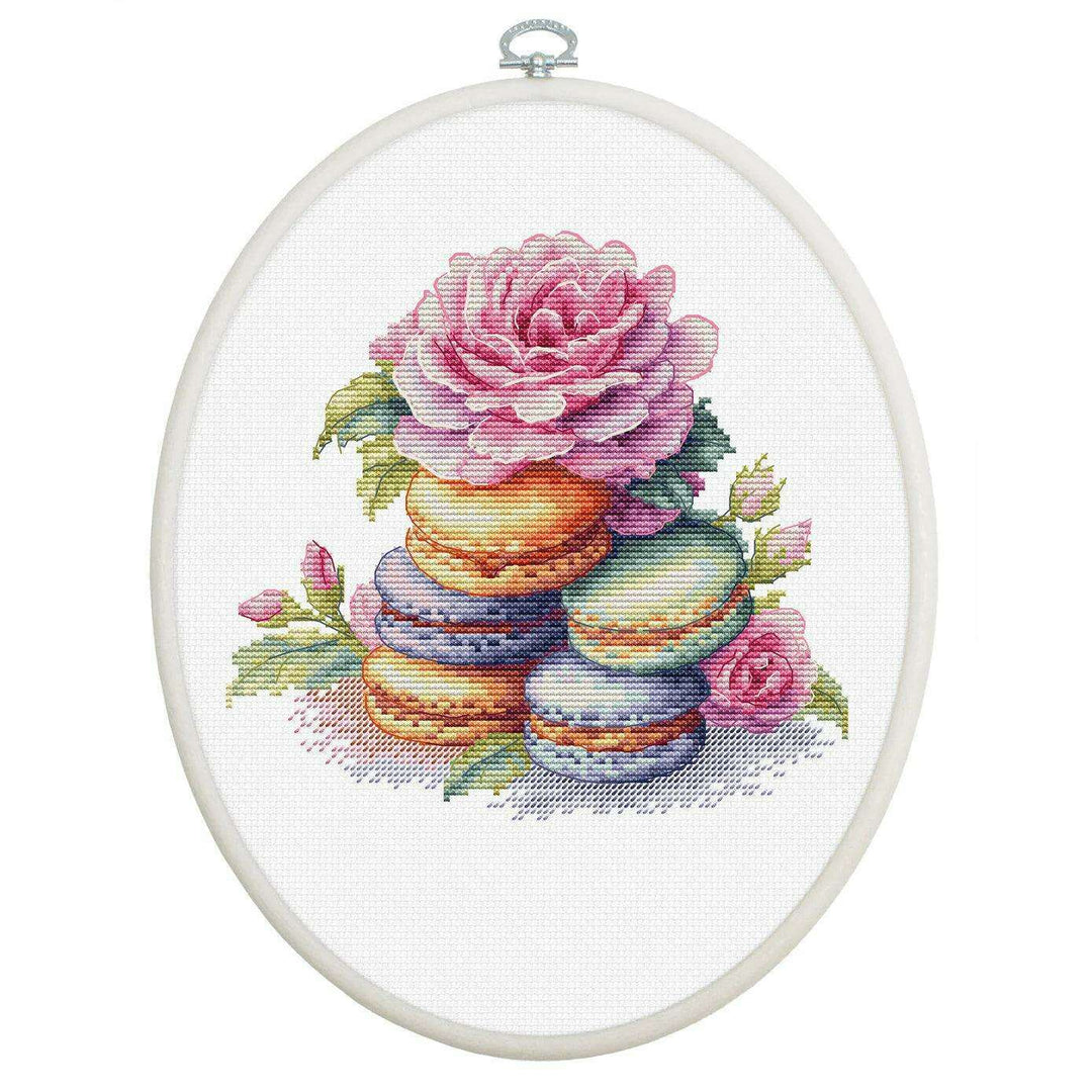 French Macarons BC226L Counted Cross-Stitch Kit