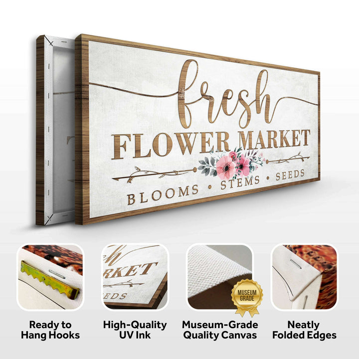 Fresh Flower Market Sign