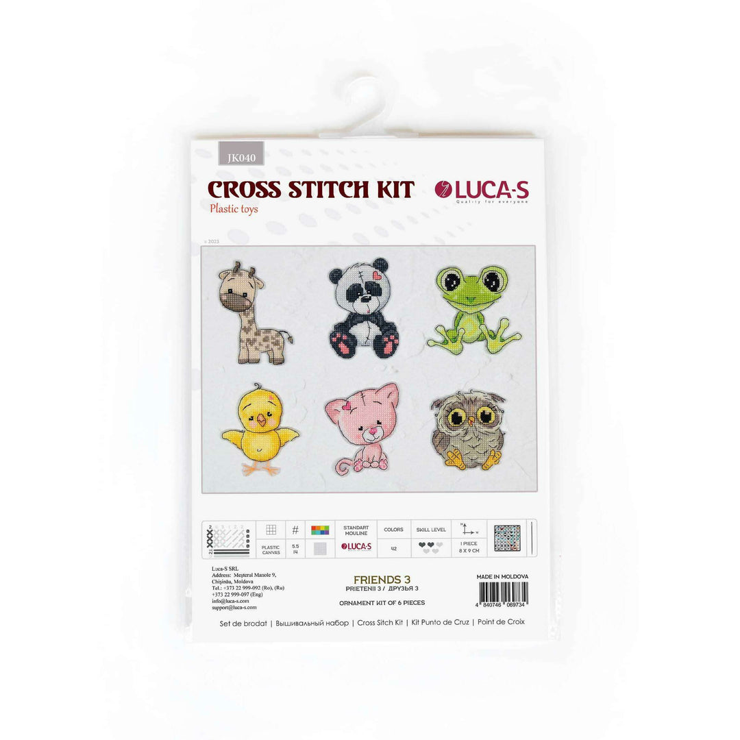 Friends 3 JK040L Counted Cross-Stitch Kit