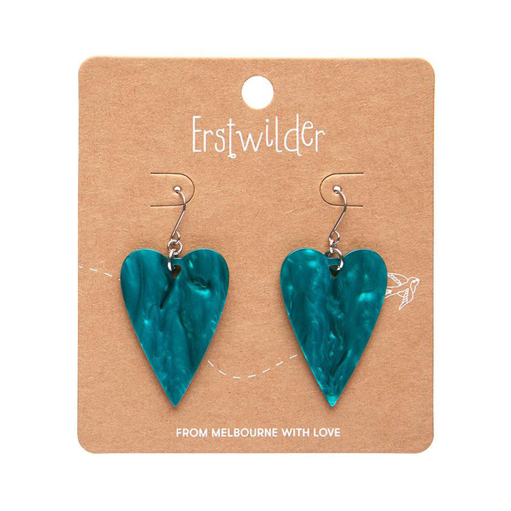 From the Heart Essential Drop Earrings - Green (3 Pack) by Erstwilder image 1
