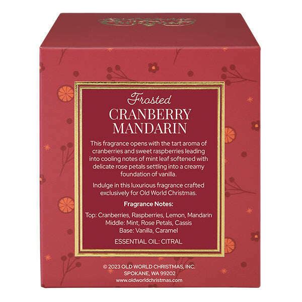 Frosted Cranberry Mandarin Candle