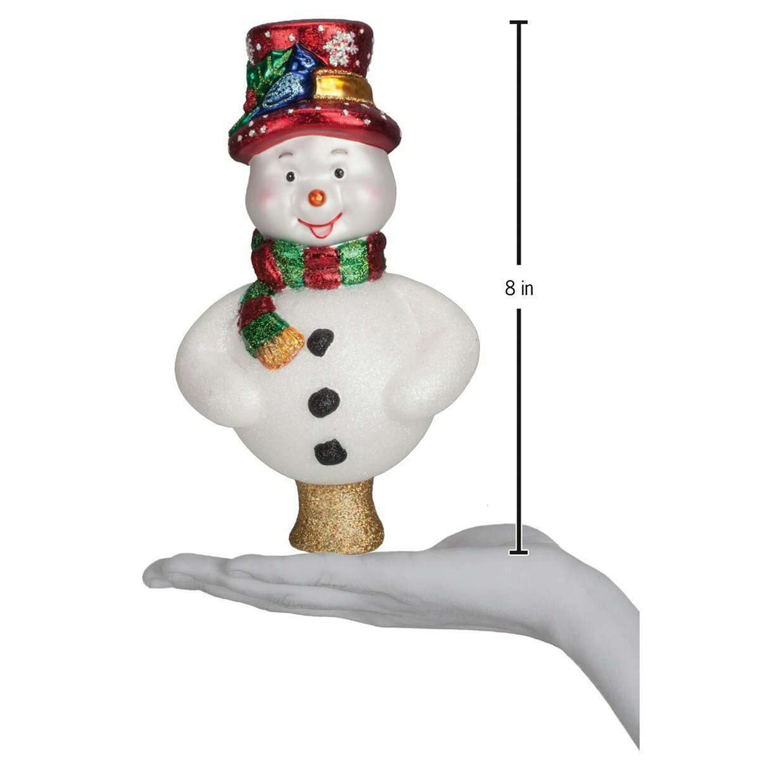 Old World Christmas Frosty Tree Top