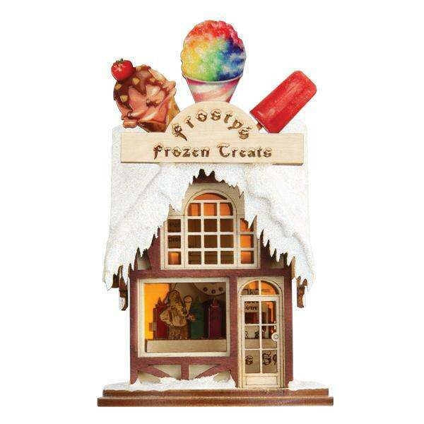 Old World Christmas Frosty's Treat Shop Light-Up Ornament